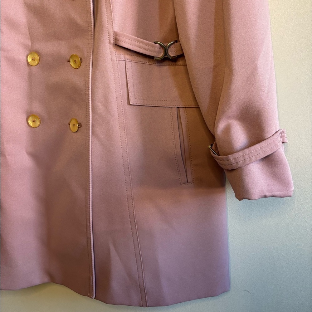 Vintage Dusty Pink Overcoat - Picture 3 of 6